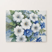 Bloemenbos Elegante Waterverf Legpuzzel (Horizontaal)