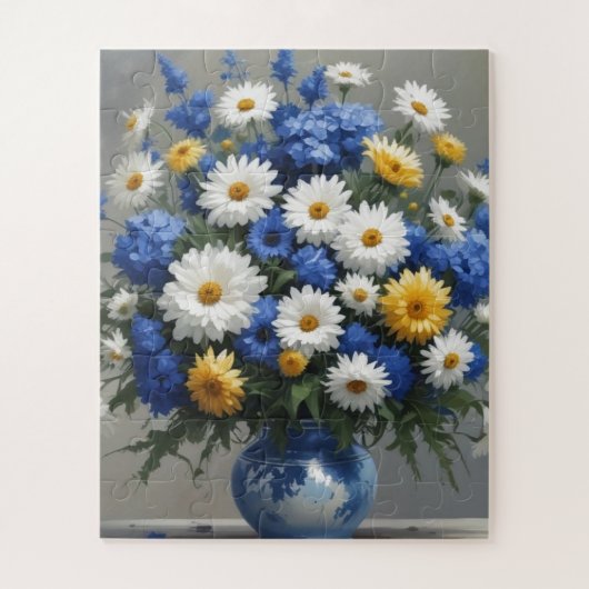 Bloemenbos Elegante Waterverf Legpuzzel (Verticaal)