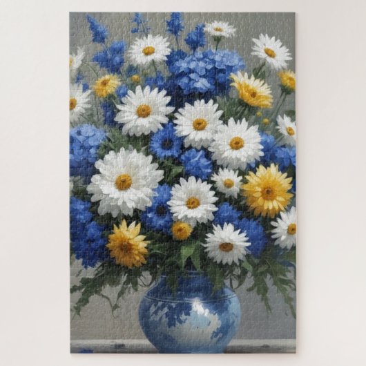 Bloemenbos Elegante Waterverf Legpuzzel (Verticaal)