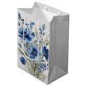 Bloemenbos Elegante Waterverf Medium Cadeauzakje (Voorkant Gekanteld)