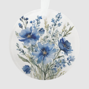 Bloemenbos Elegante Waterverf Ornament