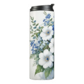 Bloemenbos Elegante Waterverf Thermosbeker (Gedraaid links)