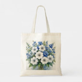 Bloemenbos Elegante Waterverf Tote Bag (Achterkant)