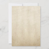 bloemenbruidsdouche Uitnodiging (Achterkant)