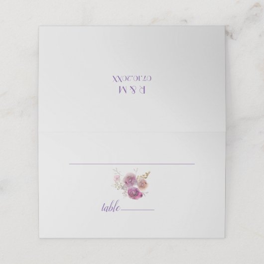 bloemenbruiloft (Buitenkant ongevouwen)