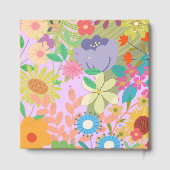 bloemenbruiloft gastenboek (Achterkant)