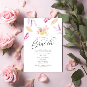 Bloemenbrunch Kaart