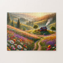 Bloemencabine Idyllisch Lentelandschap