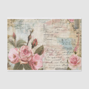  bloemencollagepatroon tissuepapier