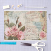 bloemencollagepatroon tissuepapier (Craft)