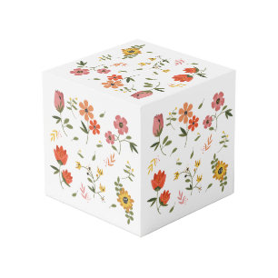 bloemencollectie kubus