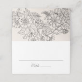  bloemencrème bruiloft (Buitenkant ongevouwen)