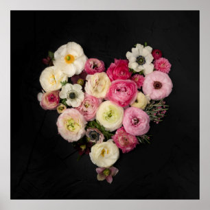 Bloemend hart poster