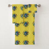 Bloemend mandala naadloos patroon bad handdoek (Insitu)