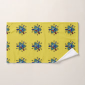 Bloemend mandala naadloos patroon bad handdoek (Handdoek)