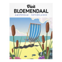 Bloemendaal Amsterdam Reisposter
