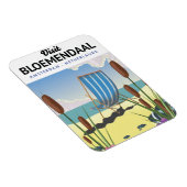 Bloemendaal Amsterdam Travel poster Magneet (Rechterzijde)
