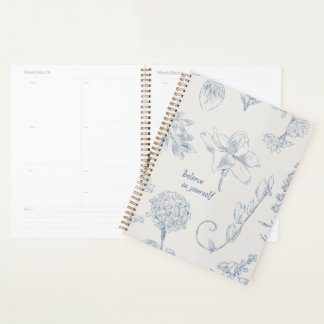 Bloemendagboek – “Geloof in jezelf” Planner