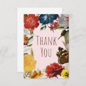 Bloemendank je wel bedankkaart (Voorkant / Achterkant)