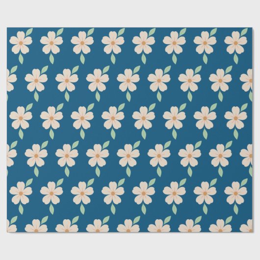 Bloemendecor  cadeaupapier (Vlak)