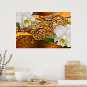 Bloemendecoratie 3 Poster (Keuken)
