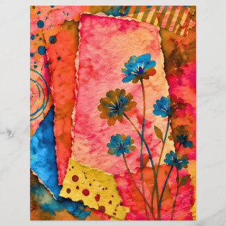 bloemendecoratiepapier 8.5x11", multifunctioneel
