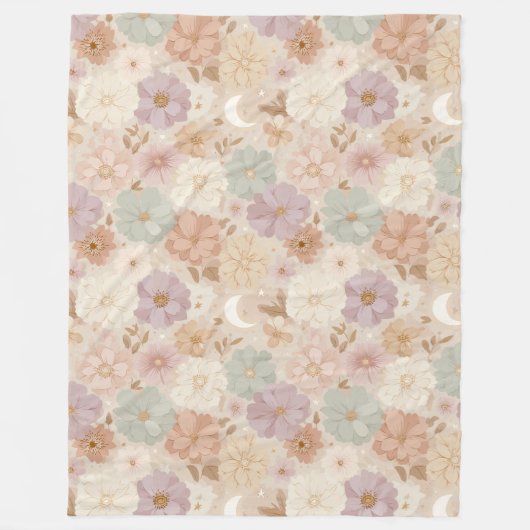Bloemendek Celestial Meadow Fleece Deken (Voorkant)