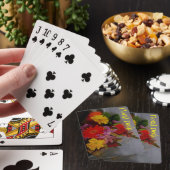 Bloemendek van speelkaarten (Insitu)