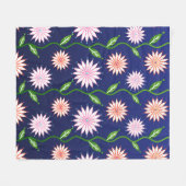 Bloemendeken van fleece deken (Voorkant (Horizontaal))