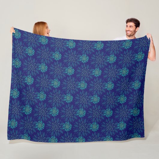 Bloemendeken van fleece deken (In situ)
