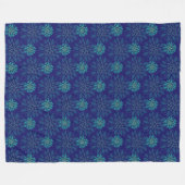 Bloemendeken van fleece deken (Voorkant (Horizontaal))