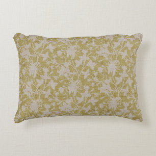 Bloemendesign Chintz Silhouet-Chartreuse Accent Kussen