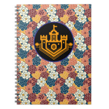 bloemendesign over de hele stof