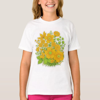 Bloemendesign printkunst  t-shirt