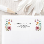 Bloemendesign Retouradreslabel Etiket (Insitu)