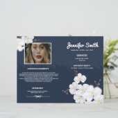 Bloemendienst Programma Sjabloon (Staand voorkant)