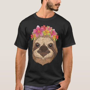 Bloemendier Tropisch dier Dierentuin Dier Bloem Lu T-shirt