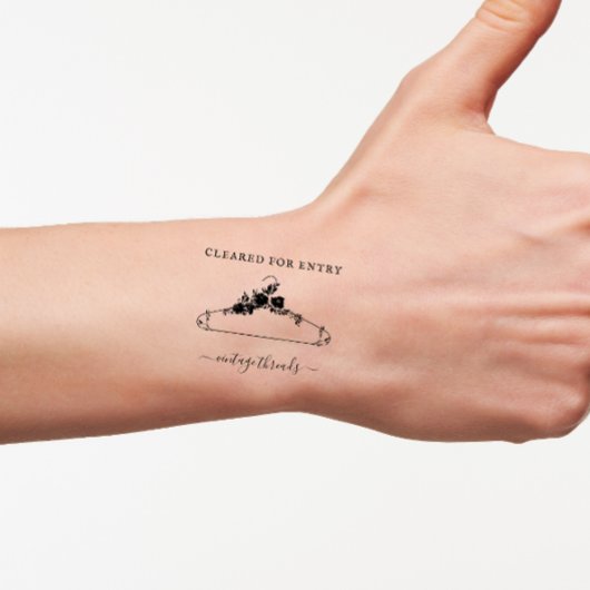 Bloemendragerslogo Covid Temperatuur Goedgekeurde  Rubberstempel