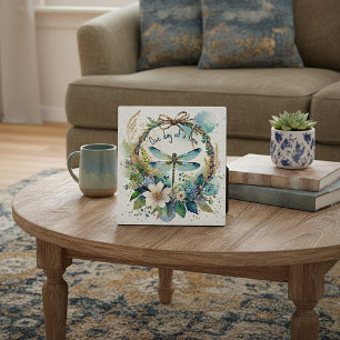 Bloemendragonfly Eén dag tegelijk Fotoplaat