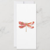 Bloemendragonfly met sieraden sakura aankondiging (Voorkant)