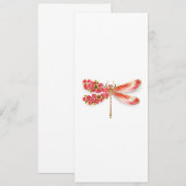 Bloemendragonfly met sieraden sakura programma (Voorkant / Achterkant)