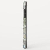 Bloemendroompatroon Abstract Blauw Khaki Fractal Case-Mate iPhone Case (Achterkant/links)