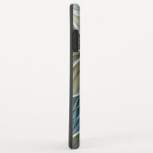 Bloemendroompatroon Abstract Blauw Khaki Fractal Case-Mate iPhone Case (Achterkant/rechts)