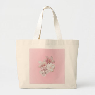 Bloemendruk grote tote bag