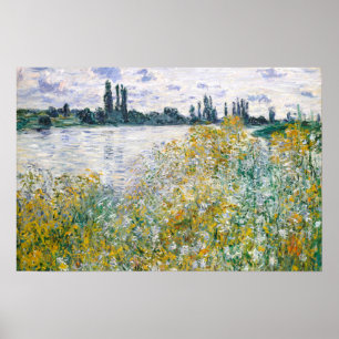 Bloemeneiland nabij Vétheuil, Monet Poster