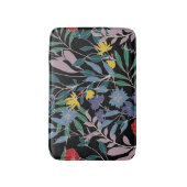 Bloemenelegantie: Abstracte  achtergrond Badmat (Voorkant Verticaal)