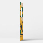 Bloemenelegantie: bladpatroon. Case-Mate iPhone case (Achterkant / Links)