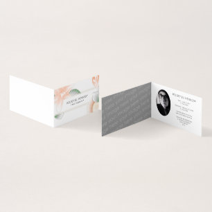  bloemenelegantie rust in rust gevouwen kaart