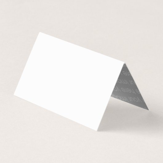 bloemenelegantie rust in rust gevouwen kaart (Achterkant)