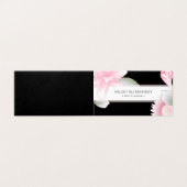 bloemenelegantie rust in rust gevouwen kaart (Buitenkant ongevouwen)